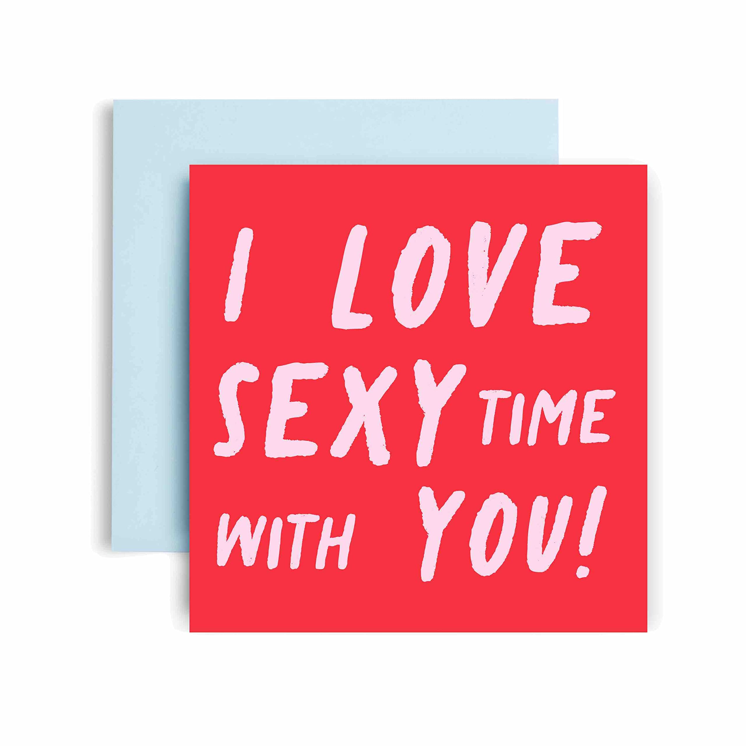 Huxters Jubiläums- & Valentinstagskarte – „Love You Trotz Schnarchen“, Mit Umschlag, Für Partner