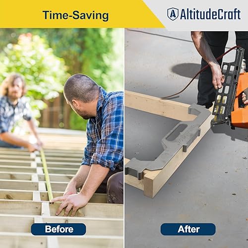 Miniatura 13 de Herramientas de encuadre - Herramienta de diseño de pernos de marco de 16 pulgadas, plantilla de marco de pernos para medición de marcos de pared