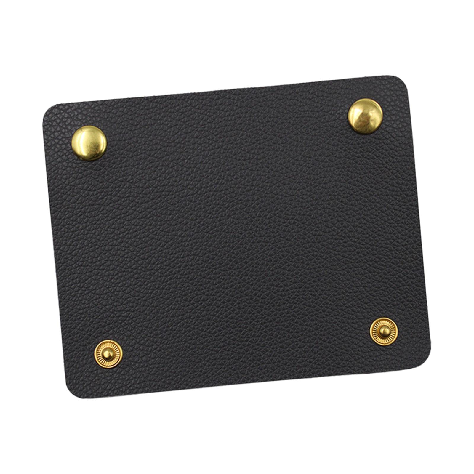 Handbag Grip Sleeve Cover Handle Grip Sleeve Pu Leather for Wallet Purse Black-image-21