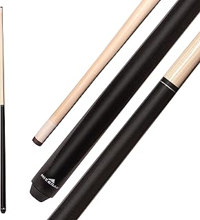 40″ Shorty Pool Cue – One-Piece Hardwood Stick – 12mm Leather Tip – Best for Kids, Tight Spaces, or Precision Shots