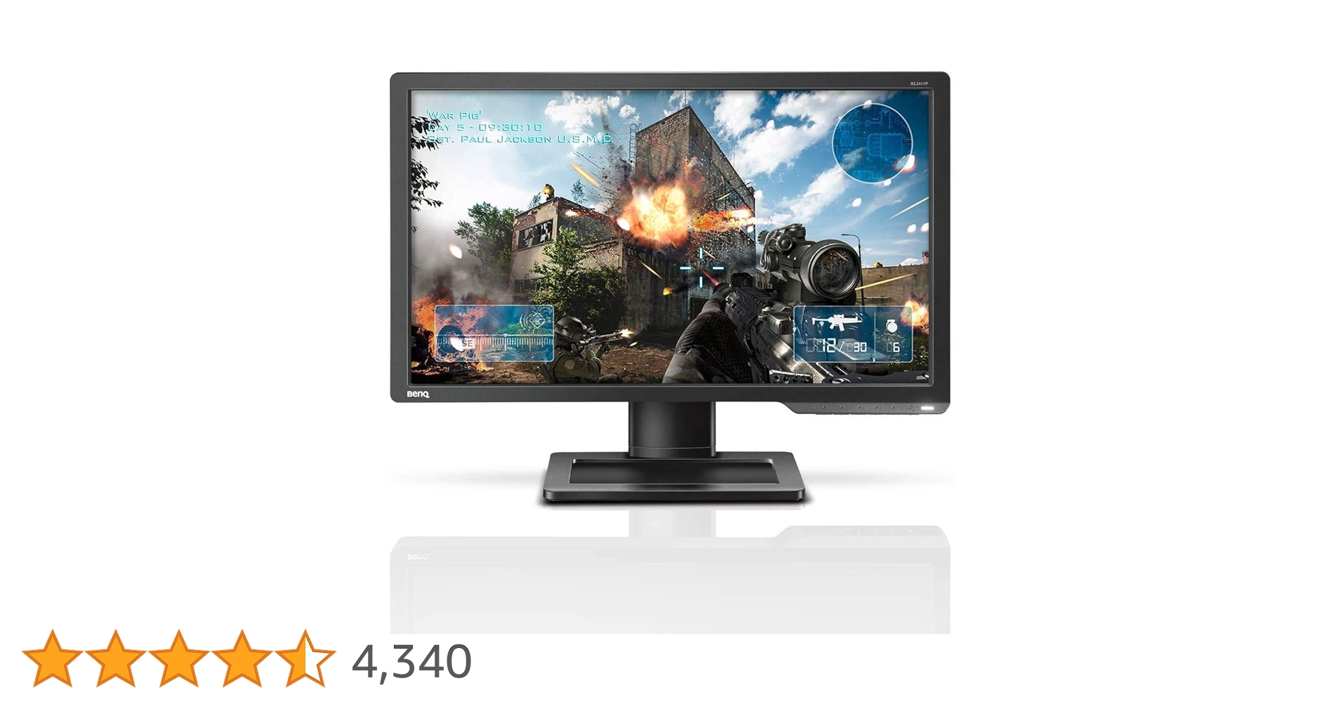 BenQ ZOWIE XL2411P 144Hz Gaming Monitor with Black eQualizer