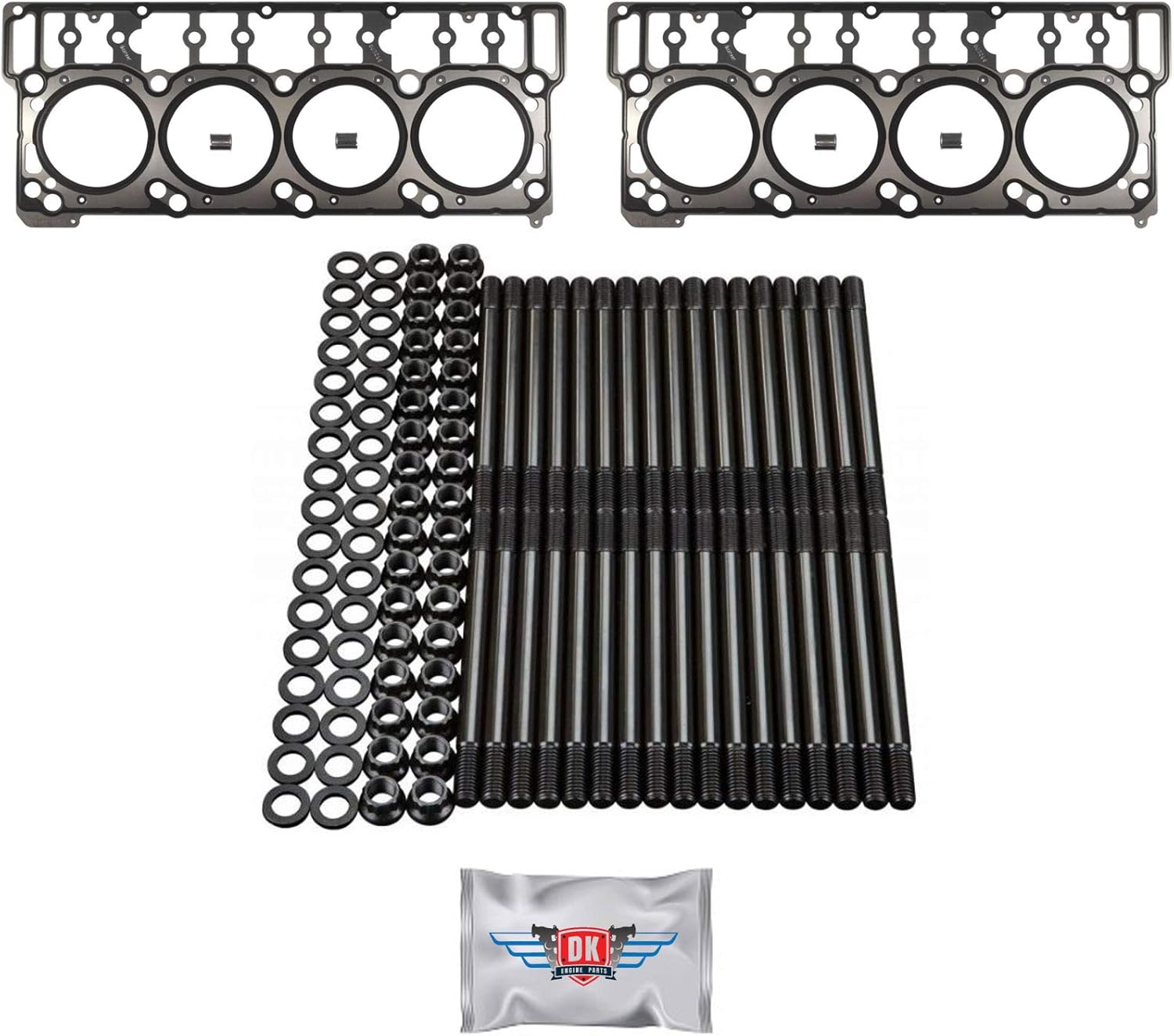 6.0L Revive 1 Kit with Aftermarket Studs and Head Gaskets Compatible with Ford 6