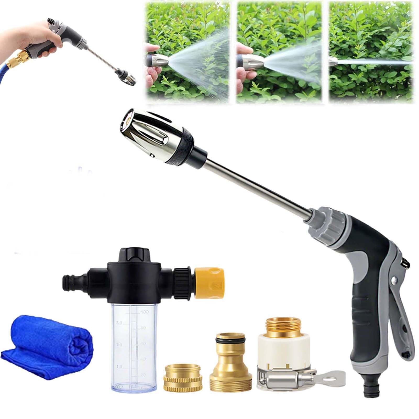 Jetterix Idropulitori Nozzle, Idrogetto Jetterix Pressure Washer Alta Pressione, Pistola Idropulitrice per Pulizia di Autolavaggio e Vialetto (1 Pcs)