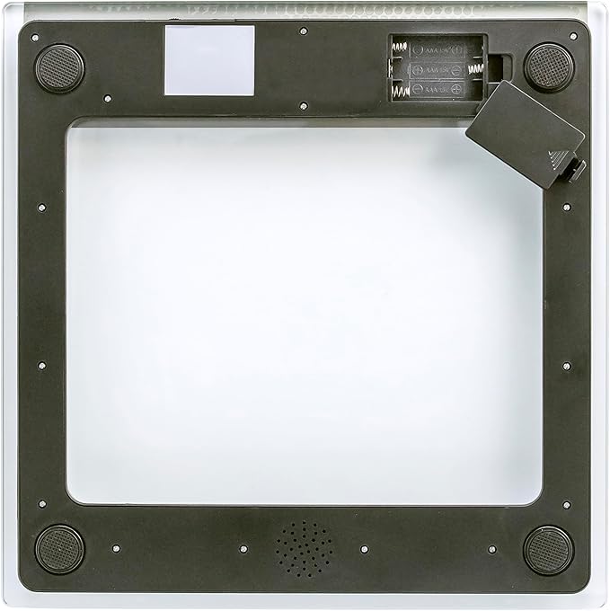Báscula Parlante Taylor para Mayores, Capacidad 440 lb, Vidrio, Gris miniatura 6