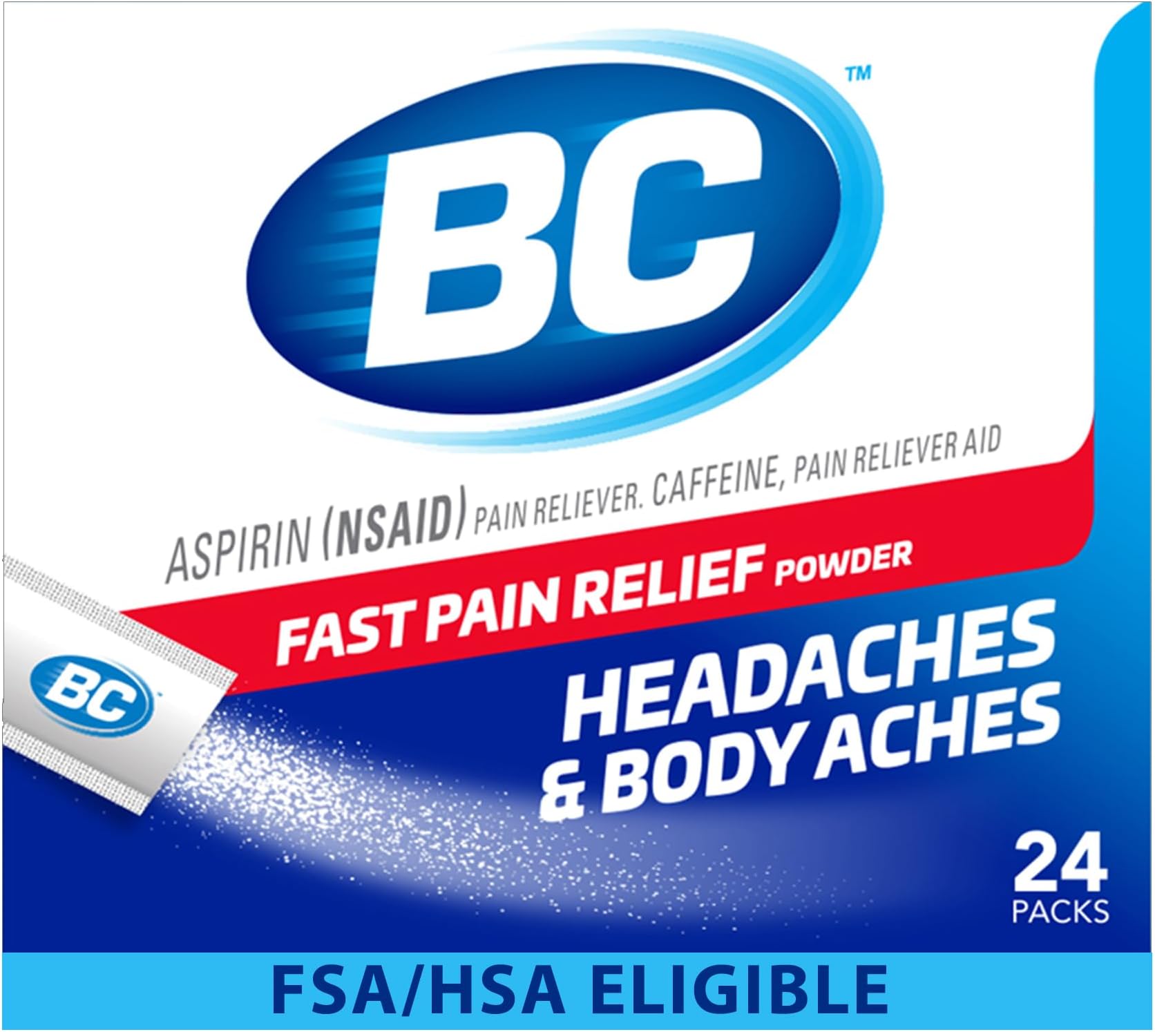 Pain Relief Powder, Original Strength, 24 ct (Pack of 1)