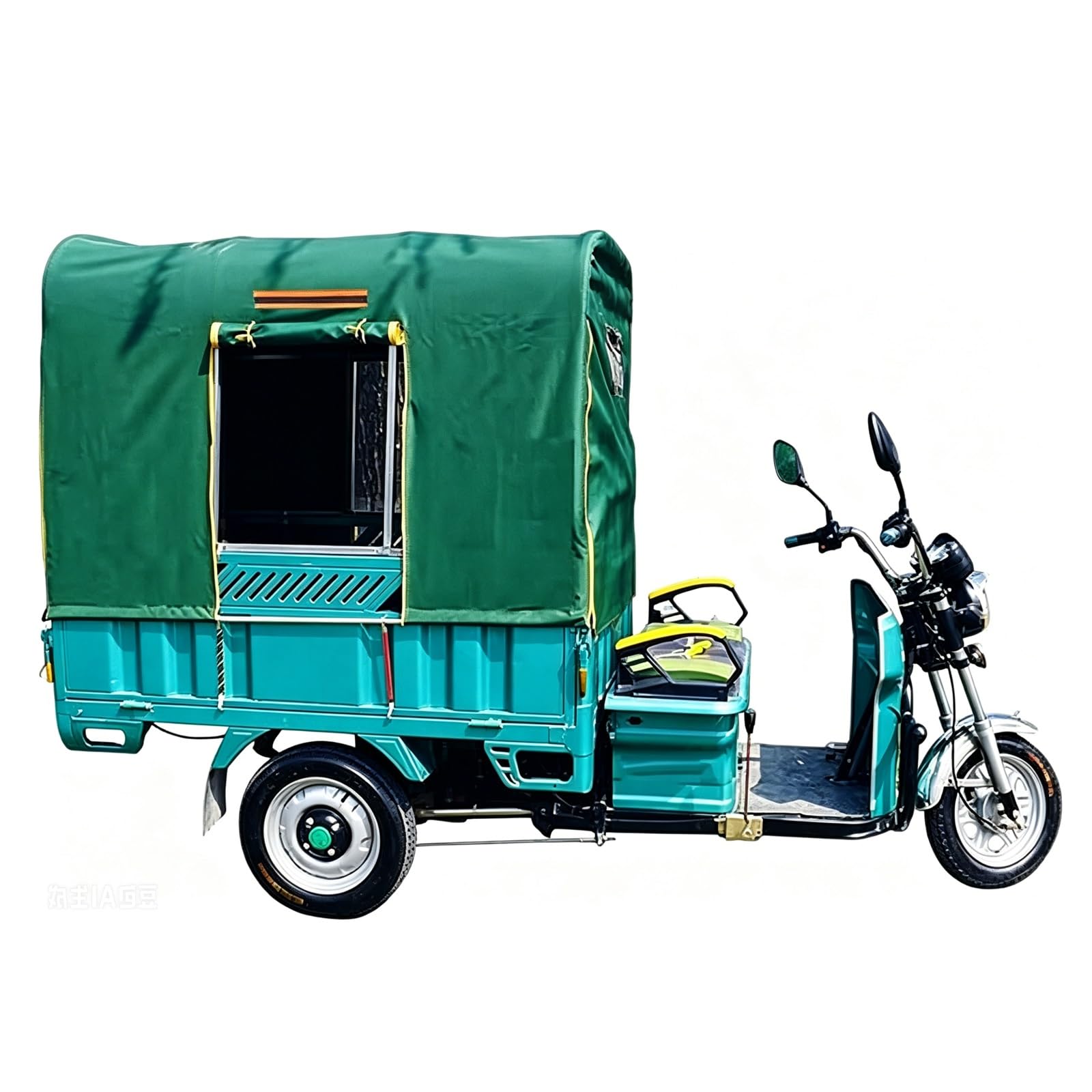 Cmycyddply One Color Electric Cargo Tricycle Canopy, Heavy Duty Waterproof Trike Cover, Uv Protection For All-Weather Outdoor Use, Easy To Install(120X90cm/47.2X35.4")