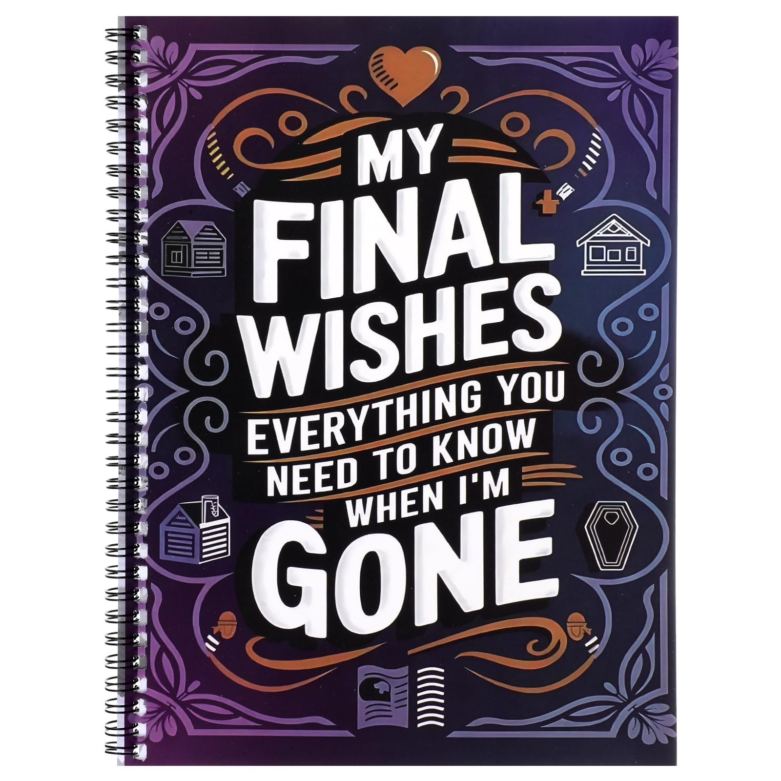 End of Life Planner, My Final Wishes Everything Need to Know When I'M Gone, Im Dead Now What Planner Death Binder End of Life Planners Organizer Binder