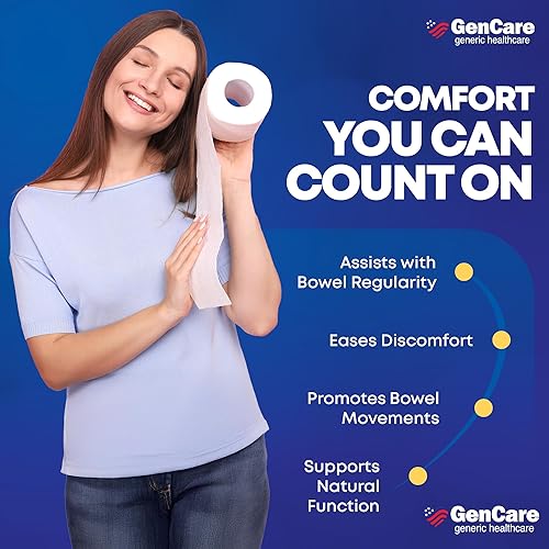 Miniatura 5 de GenCare Senna Laxante 300 comprimidos Senna 8.6mg comprimidos con sennósidos naturales  Laxantes para estreñimiento, hinchazón, alivio de gases y