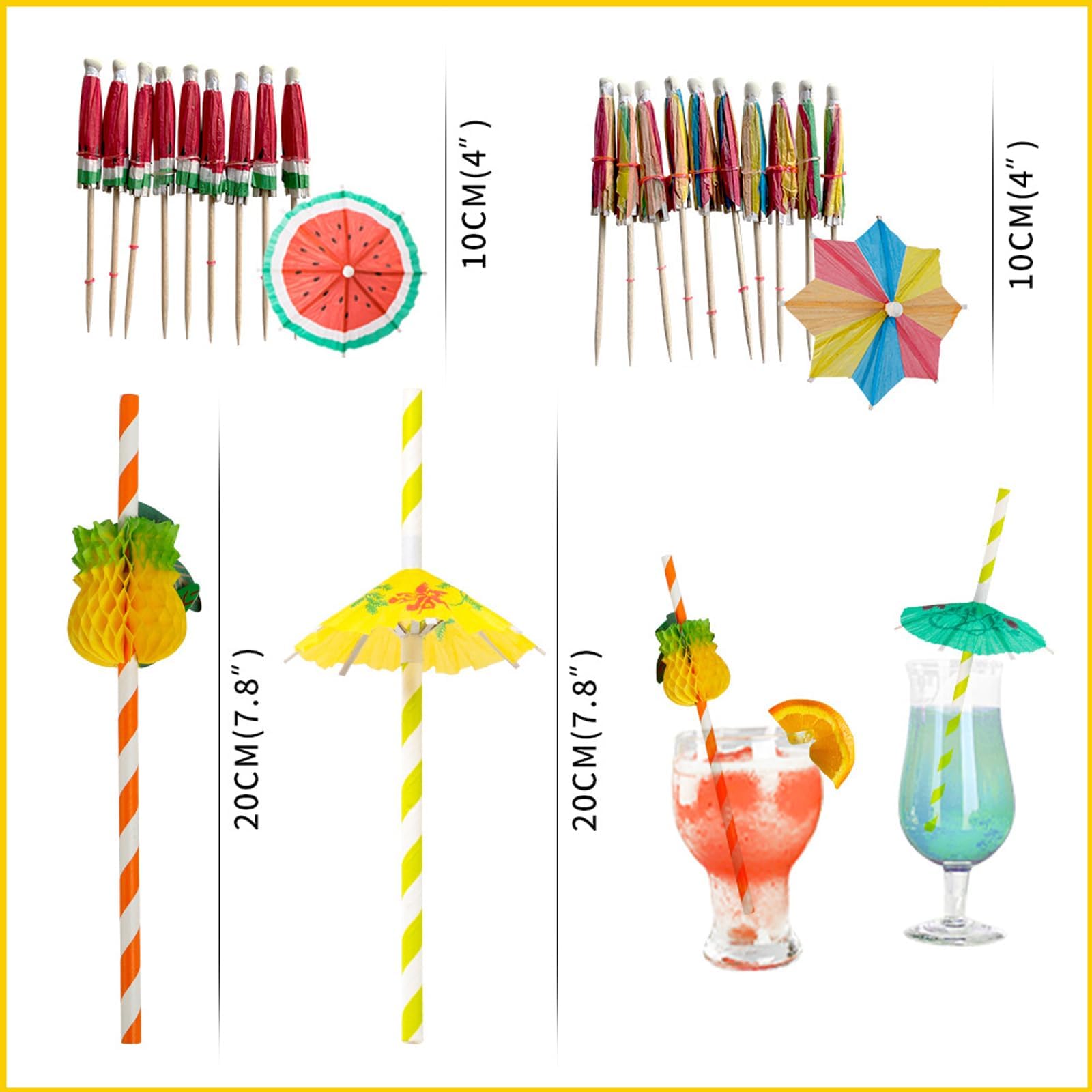 Papstar Decoratie prikkers vuurwerk - 10x - 17 cm - ijsprikkers | Fun en Feest