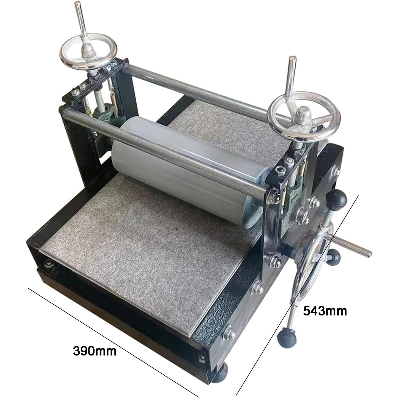 Machine de gravure manuelle avec manivelle, 390 x 543 mm pour presse à lettres, gravure et gravure – Idéal pour les artistes