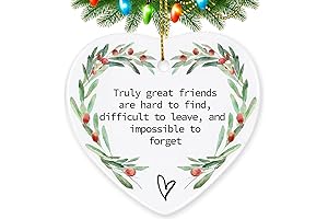Charming Friendship Ornament: A Thoughtful Gesture for Your Bestie