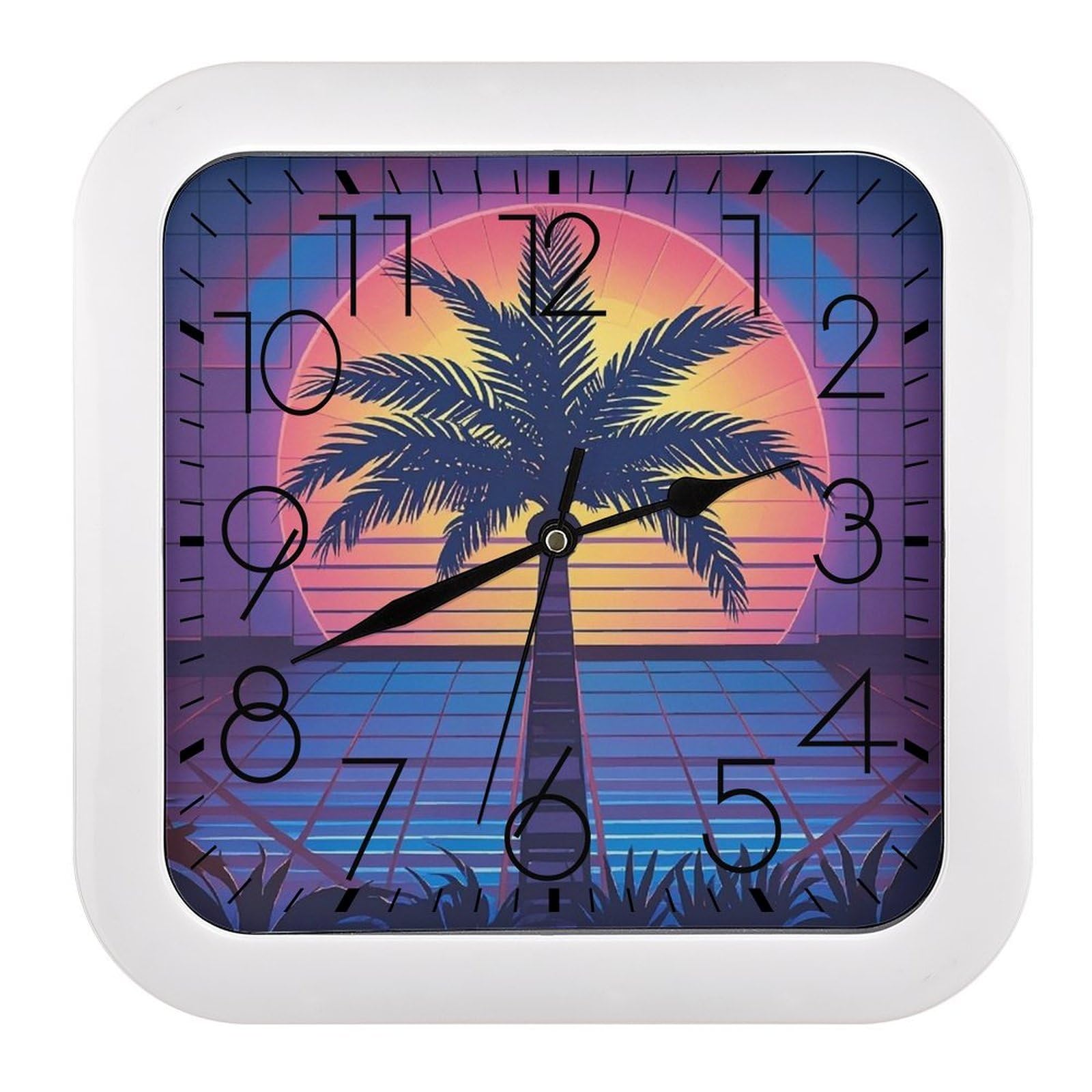 Horloge murale simple et polyvalente pour décoration murale