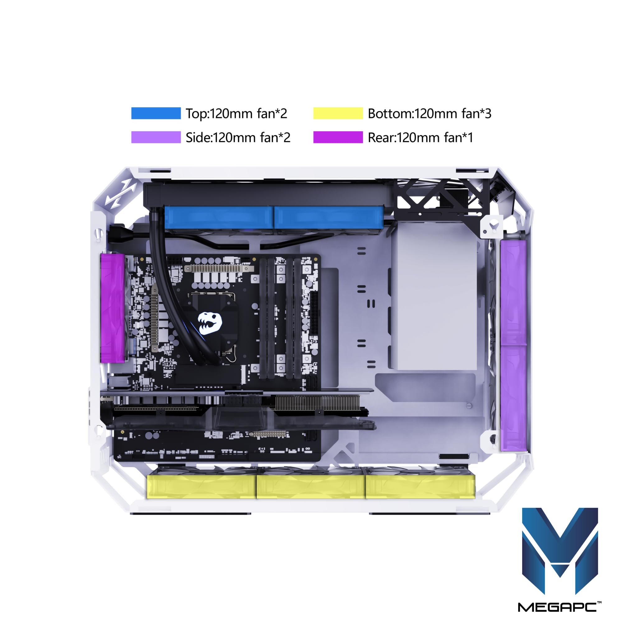 Amazon.com: MegaPC X-Era Open-Frame Mid-Tower Micro-ATX/Mini