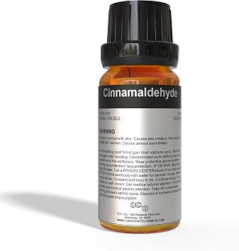 Cinnamaldehyde High Purity Aroma Compound 15mL 0.5 Fl Oz, Cinnamaldehyde