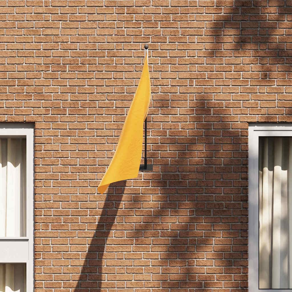 Fahnenmast Halterung aus Stahl schwarz 13 x 6 x 0,2 cm wetterfest rostfrei für Fahnenzubehör Wandhalterung Garten Balkon Terrasse Outdoor Befestigung
