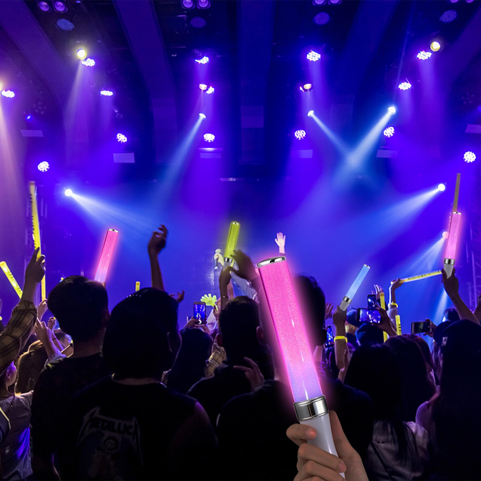 Na　EXILE LIGHT STICK Amazon.com - HXYIG LED Glow Stick Party Stick 15-Color