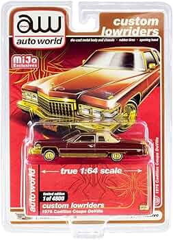 Amazon | Auto World 1/64 キャデラック デビル 1976 ブラウン