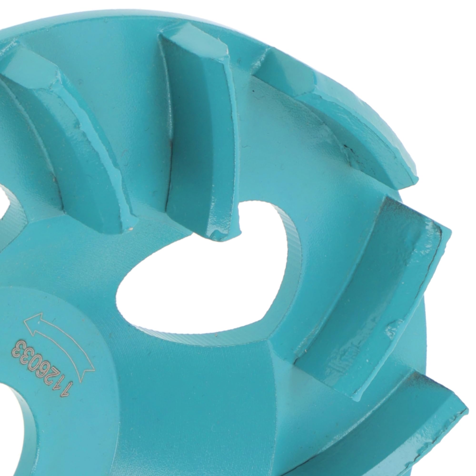 PRODIAMANT TurboFlex - Disco abrasivo de diamante (125 mm, M14, 15 segmentos de tejado, para hormigón, pavimento, nivelación, yeso, pintura, pegamento y recubrimientos epoxi)