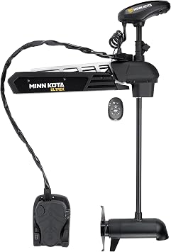 Minn Kota Ultrex Bow-Mount Electric Trolling Motor with GPS, Spot-Lock, Dual Spectrum Chirp Sonar 112 Lb. Thrust, 52 in. Shaft, Freshwater