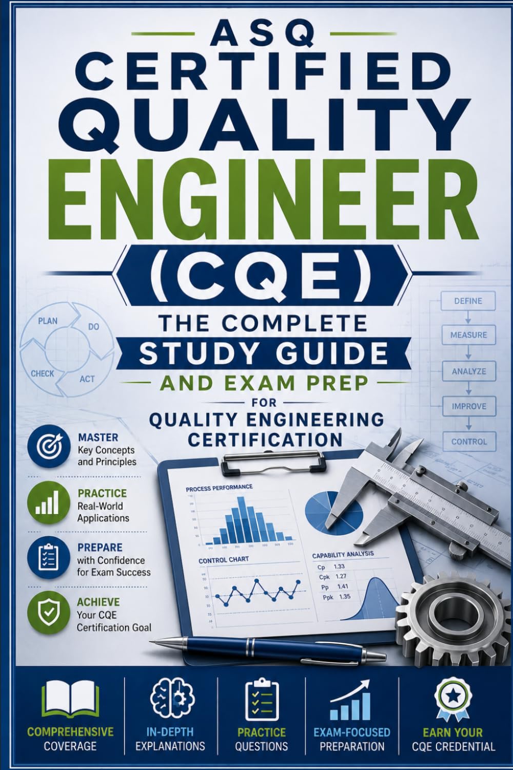 ASQ Certified Quality Engineer (CQE): The Complete Study Guide and Exam Prep for Quality Engineering Certification