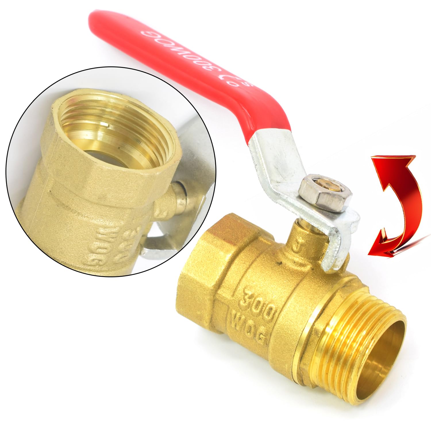Garden Hose Shut Off Valve Ball Valve 3/4