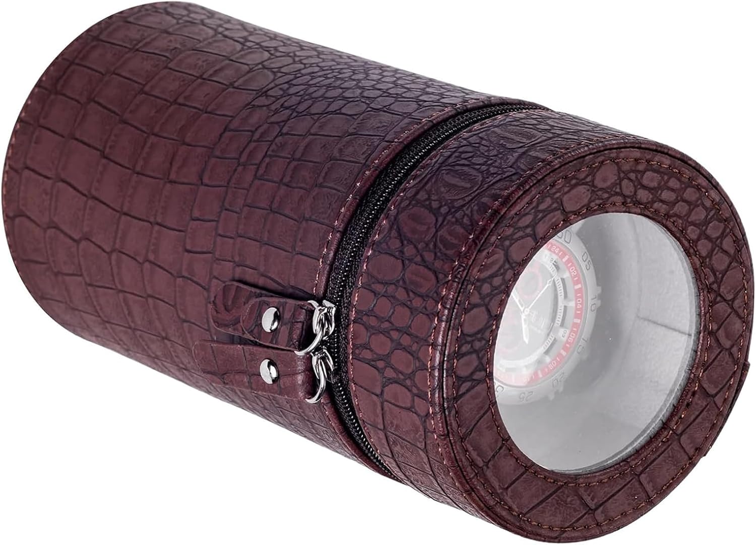 Portable Watch Winder, Single Automatic Watch Winder Box, with 3 Control Modes, 2 Pillows, Quiet Motor, Easy to Carry, for Women and Men Mechanical Watches