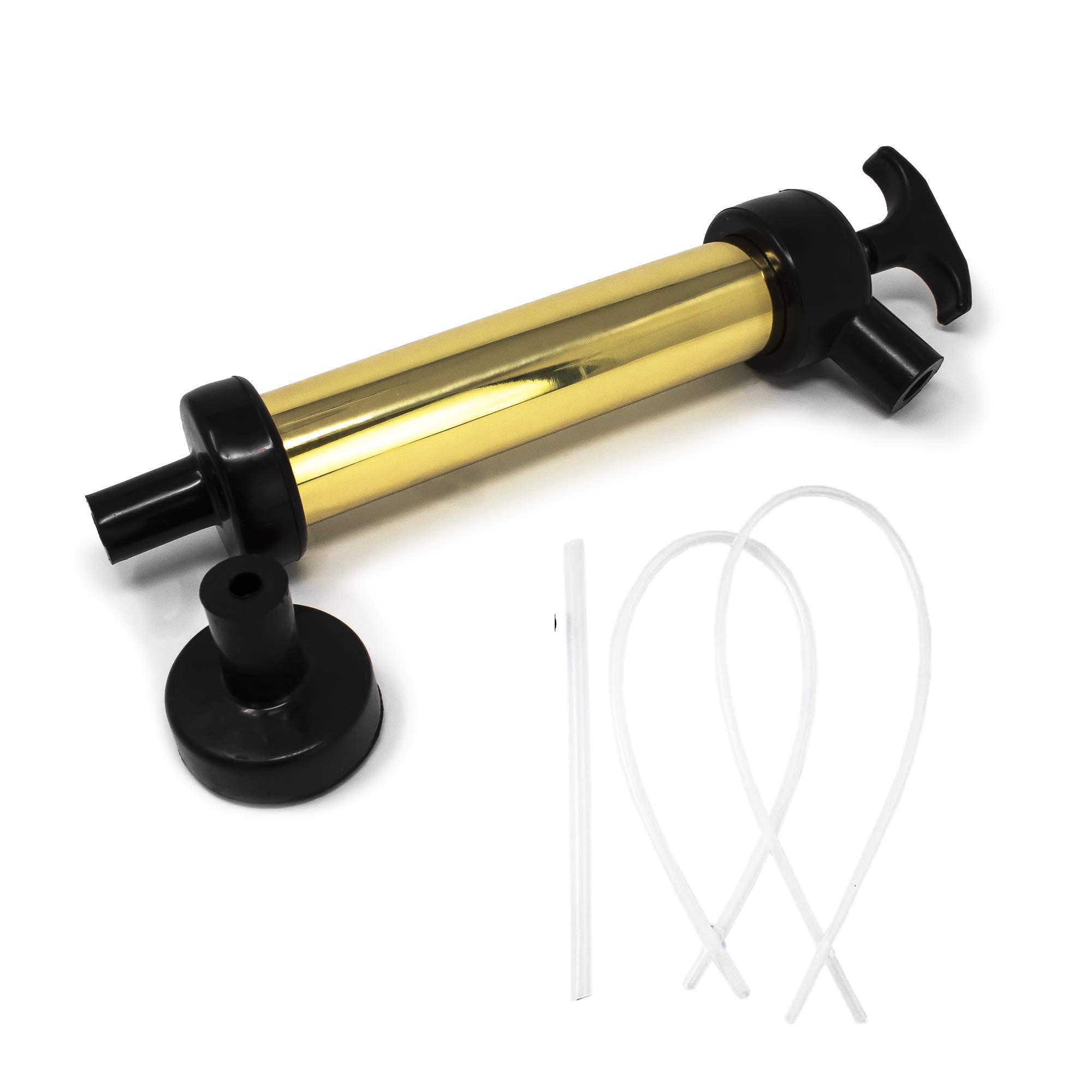 Five OceansMarine Engine Manual Oil Extractor | Self-Priming Action | Easy-to-Use Hand Pump | Solid Brass Construction | 9 inches Long