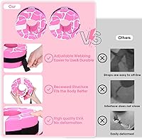 Vista 3 de Hikeen Swim Aquatic Cuffs,High-Density EVA Water Aerobics Float Ring Fitness Pool Exercise Weights Set, Water Ankles Arms Belts with Adjustable