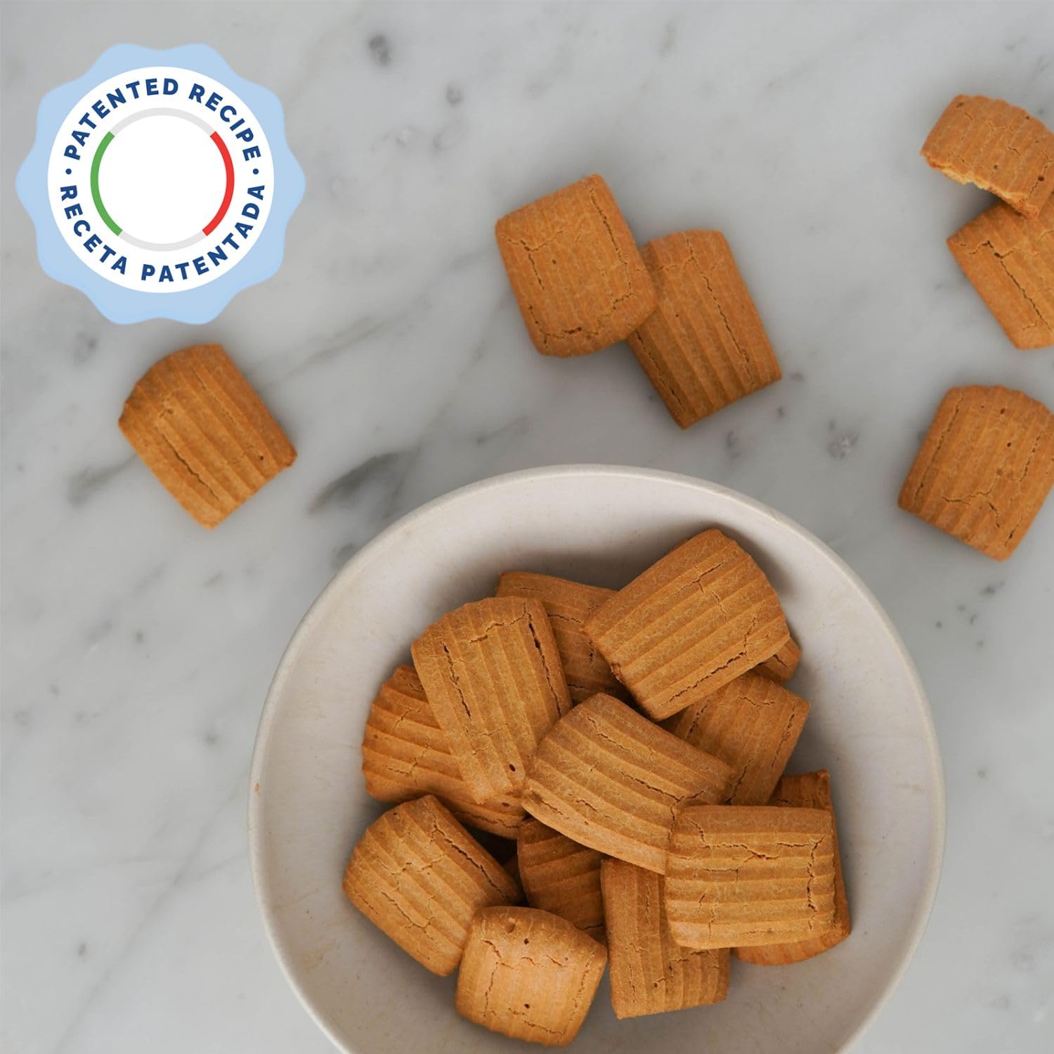 Nuvola Zero BiscoZero Limón y Jengibre, Galletas sin azúcar ni carbohidratos, Galletas Keto Proteicas, Sin Gluten ni Lactosa, Ricas en Fibra, Paquete de 10