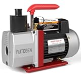 5CFM Vacuum Pump&comma; 1&sol;2HP 38 Micron 110V HVAC Vacuum Pump for R12 R22 R134a R410a&comma; 1-Stage for HVAC&sol;AUTO AC Refrigerant Recharging&comma; Degassing Wine&comma; Milking Cow&comma; Food Processing