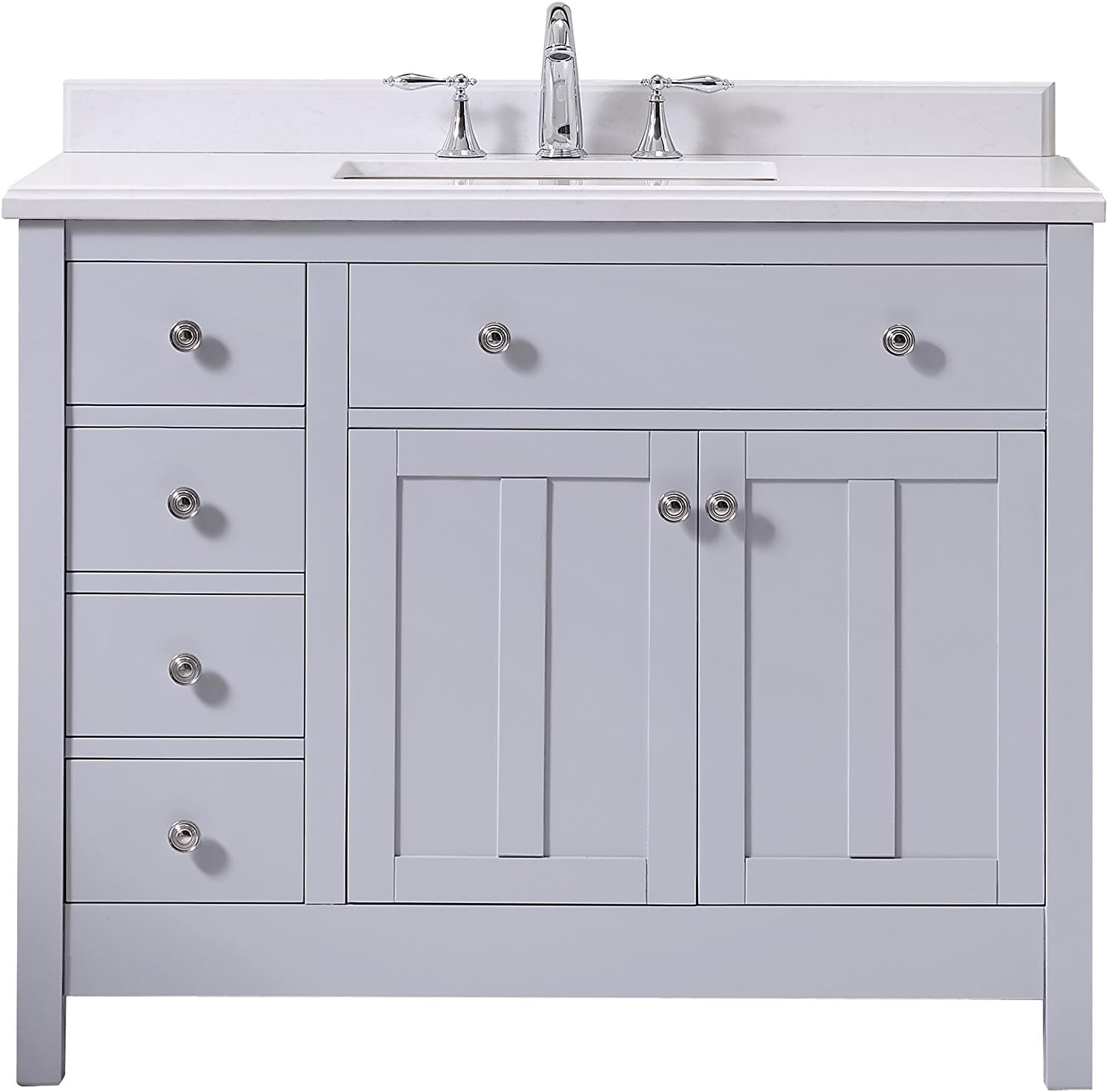 Ove Résidence universitaire Newcastle Gris clair Autonome Vanity, 106,7