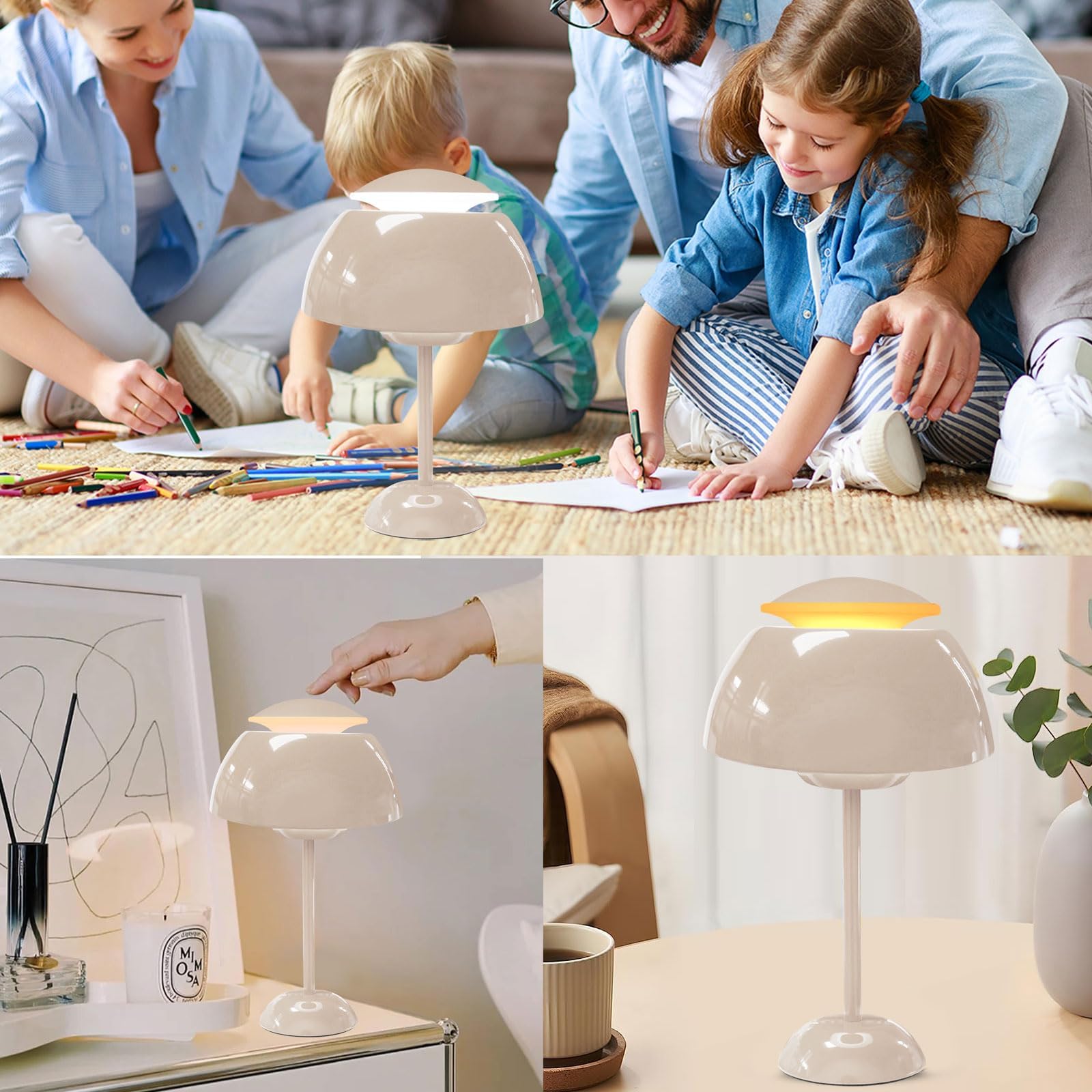 Messing tafellamp paddenstoel vorm Light & Living Merel Messing tafellamp paddenstoel vorm Light & Living Merel