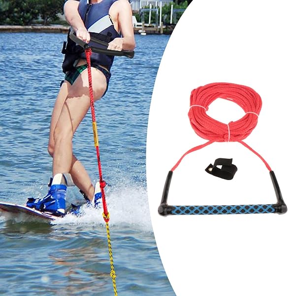 Cavo Traino per Wakeboard E Nautico Design Ergonomico E Leggero Realizzato in PP Resistente Adatto per Principianti E Professionisti - 3