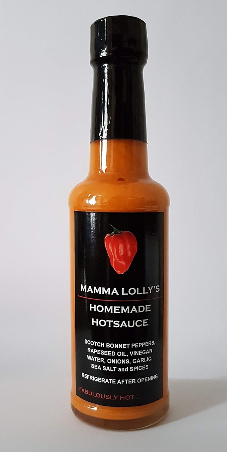 Mamma Lolly's Caribbean Red Hot Pepper Sauce Amazon.co.uk Grocery