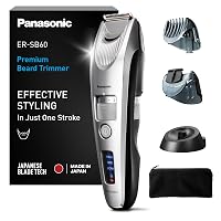 Panasonic ER-SB60-S803 Regolabarba da Uomo, Tagliacapelli Cordless Portatile Impermeabile