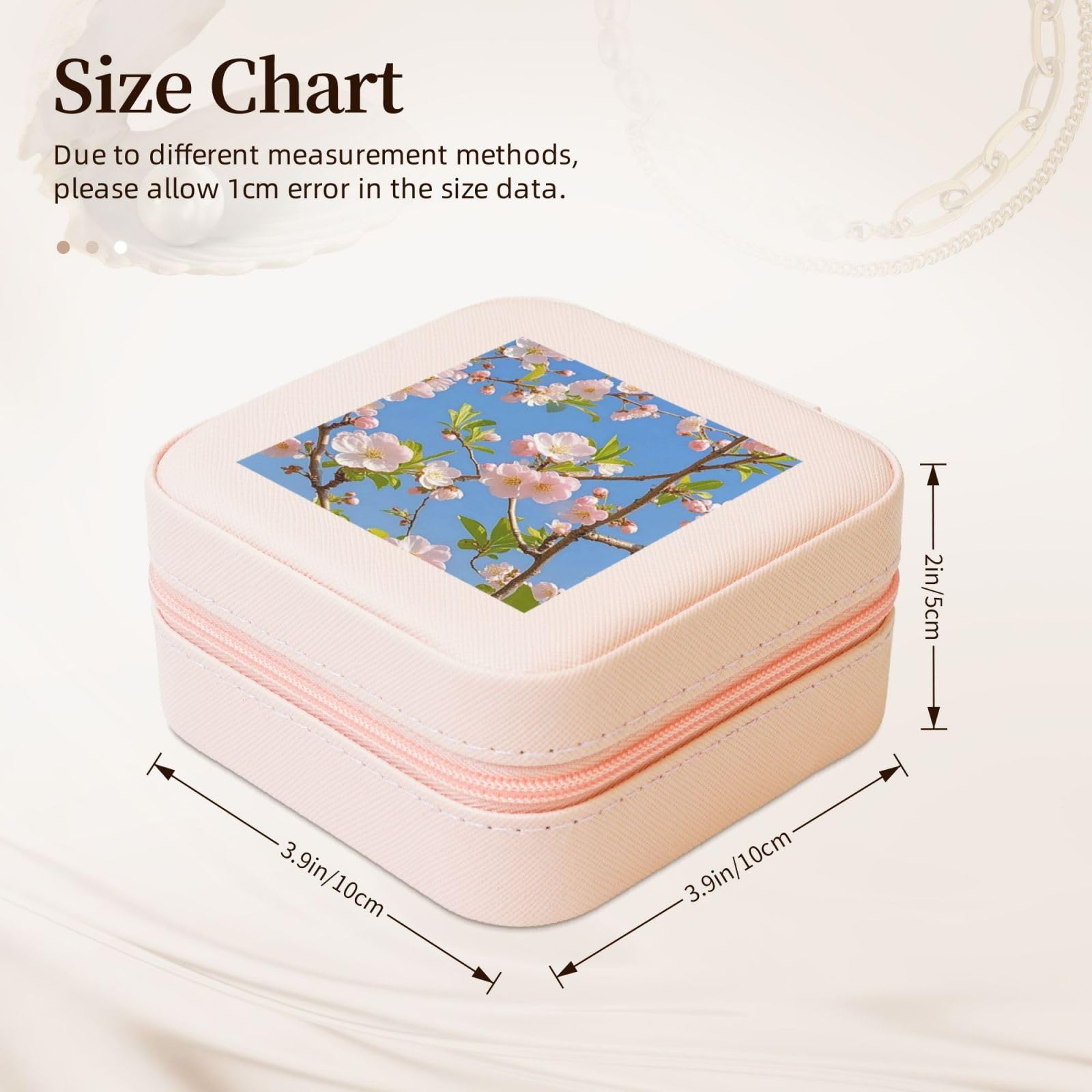 Amazon.com: LHDGBNV Japanese Floral Cherry Blossom Jewelry Box