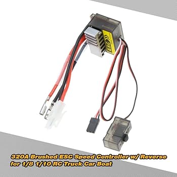 Amazon | GoolRC 320A ブラシ ESC 電子スピードコントローラー