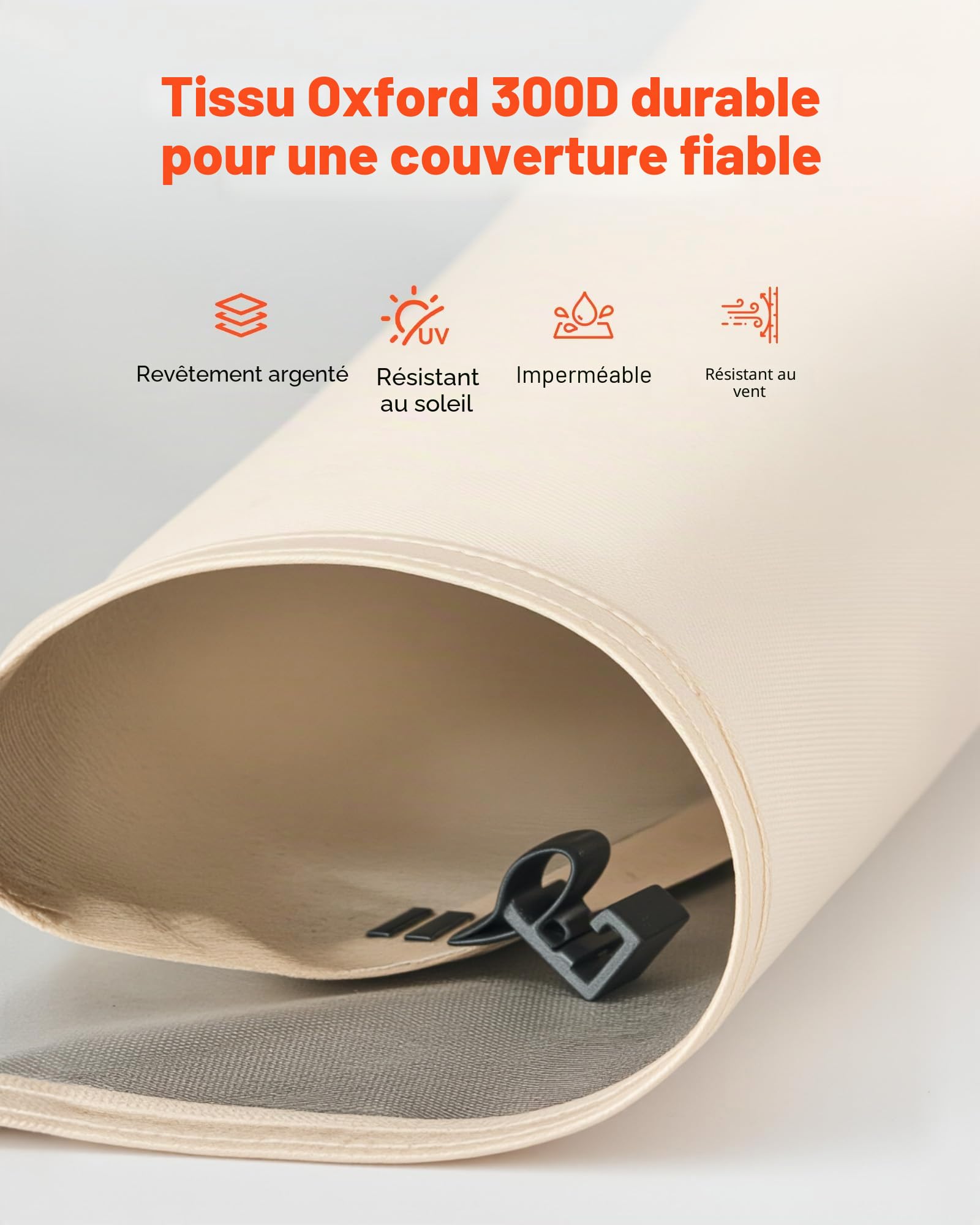 VEVOR Tente moustiquaire pliable de 3 x 2,8 m pour 4 à 8 personnes, auvent portable avec sac de transport, côtés en filet, piquets de sol, pour jardin, terrasse, arrière-cour, activités de plein air