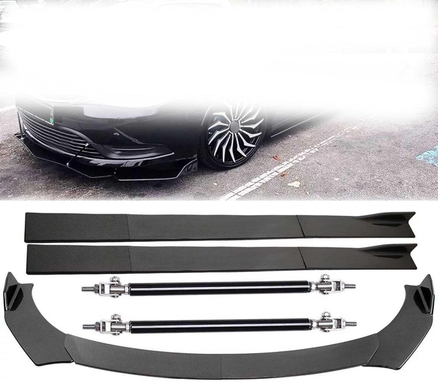 EVERY　エブリィバン　DA17V専用　フロントリップ　チンスポ　ABS EVERY エブリィ バンDA17V専用 ABS チンスポ フロントリップ スズキ