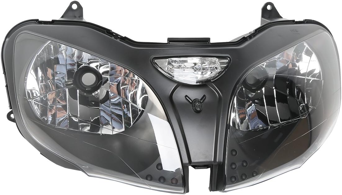 TCMT Matte Front Headlamp Headlight Fit For Kawasaki Ninja ZX-6R 2000-2002 ZX-9R 2000-2003 ZZR600 2005-2008