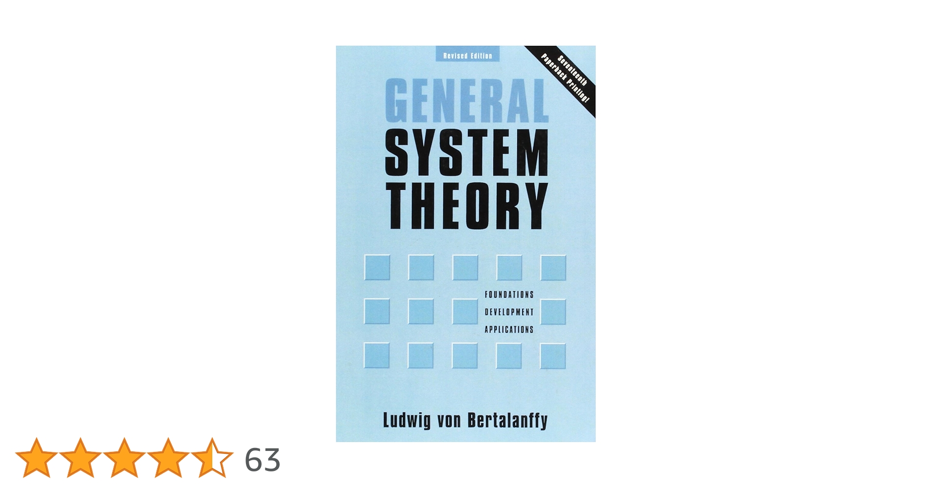 General System Theory: Foundations, Development
