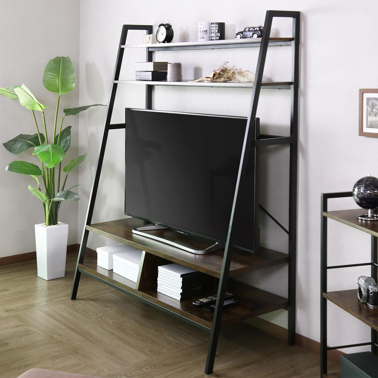 Amazon｜Bizdoris テレビボード テレビ台 ローボード 120 壁面収納