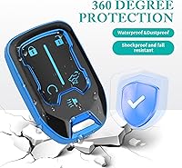 Vista 5 de Funda para llavero GMC con llavero, compatible con Chevy Silverado y GMC Sierra Acadia Terrain 1500 2500HD 3500HD