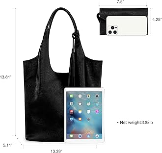 Montana West Slouchy Hobo Bags for Women Soft Designer Shoulder Purses Ladies Top Handle Handbag