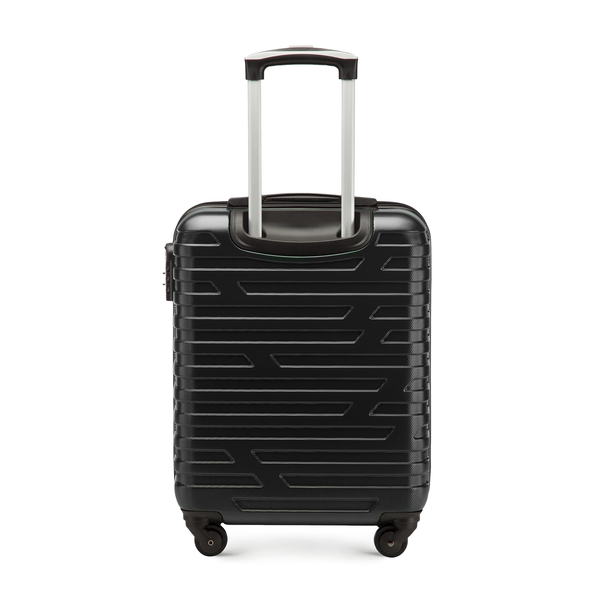 WITTCHEN A-line II valigia da cabina a mano | trolley a mano valigia da imbarco rigida in ABS di alta qualità e robusta Taglia S nero Ryanair/ITA Airways/easyJet/Volotea