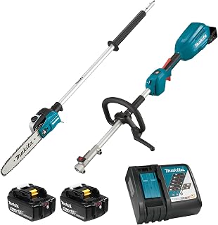 18V LXT Brushless Split Shaft Power Unit with EY402MP Attachment, 4.0Ah x2 Kit, Variable Speed, AFT Safety, Tool Only