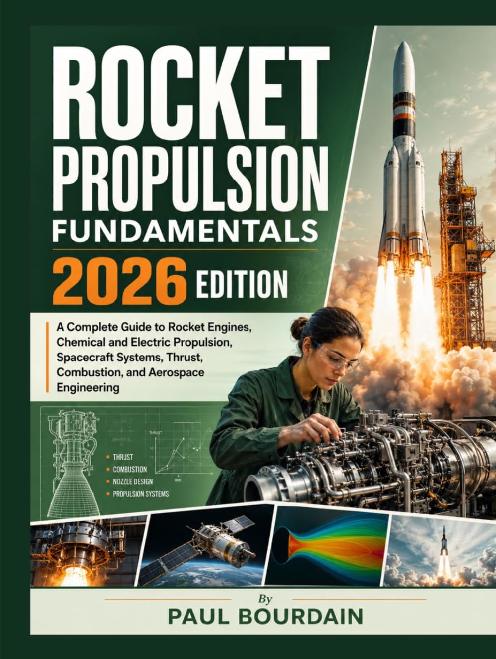 Rocket Propulsion Fundamentals 2026 Edition: A Complete Guide to Rocket Engines, Chemical and Electric Propulsion, Spacecraft Systems, Thrust, Combustion, and Aerospace Engineering