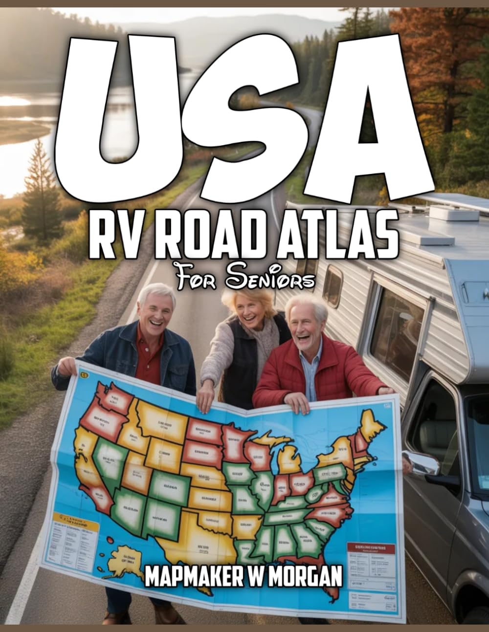 USA RV Road Atlas 2026 - Seniors: A complete senior friendly guide to road trips, scenic drives, campgrounds, and hidden Treasures across the United States for every traveler