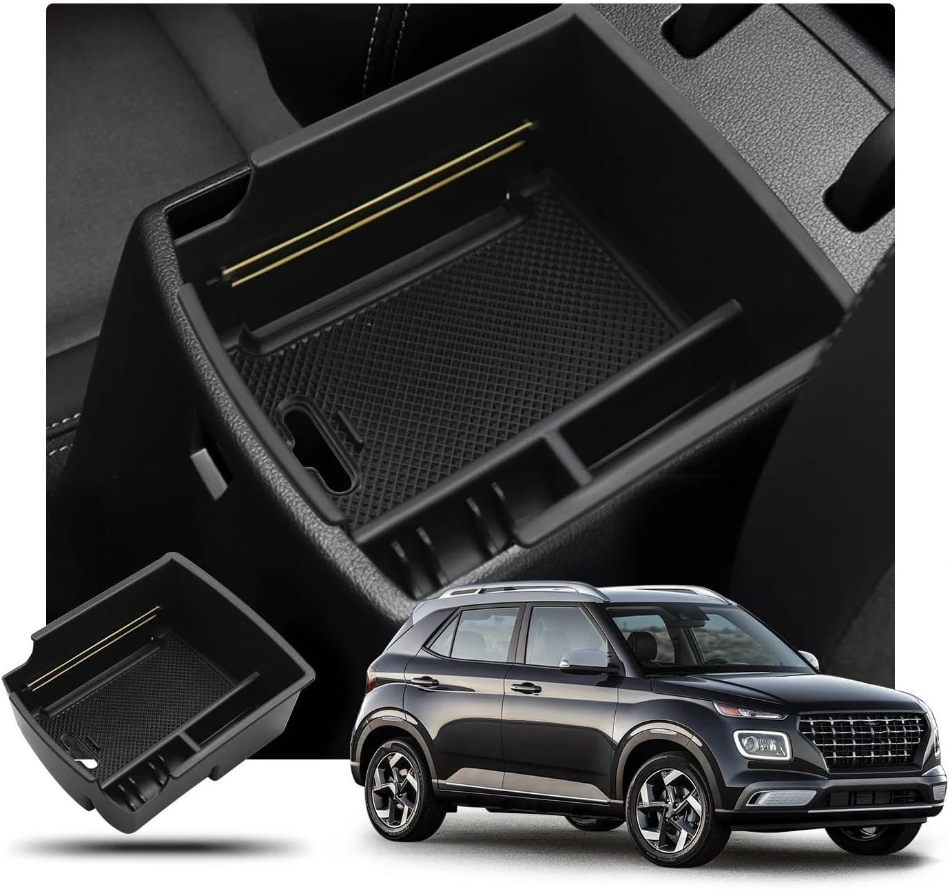 for Venue 2020-2025 Car Armrest Box Storage Central Control Container Accessories image 2