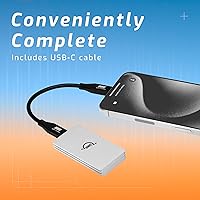 Vista 7 de OWC Unidad SSD externa NVMe NVMe compatible con bus de aluminio ultra portátil de 2 TB Envoy de 10 G/s USB-C Thunderbolt